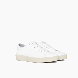 NWOB EVERLANE The ReLeather Tennis Shoe White F13.5/M11.5